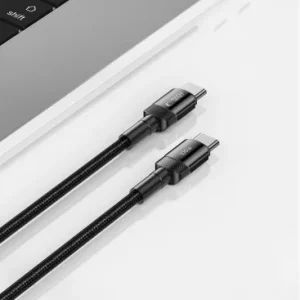 Cablu Date si Incarcare USB-C - USB-C Tech-Protect Ultraboost EVO 100W 0.25m Negru - imagine 5