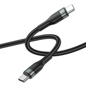 Cablu Date si Incarcare USB-C - USB-C 100W 1.2m Negru - imagine 3