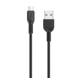 Cablu Date si Incarcare USB-A - microUSB Flash X20 18W 3m Negru