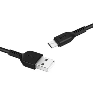 Cablu Date si Incarcare USB-A - microUSB Flash X20 18W 3m Negru - imagine 2