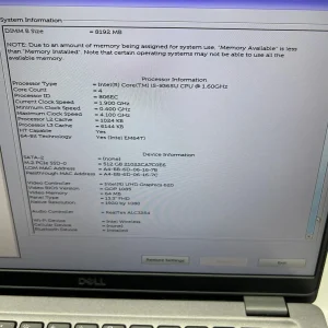 Laptop SH Dell Latitude 5300 i5-8365U 16Gb RAM SSD NVME 512GB Touchscreen - imagine 2