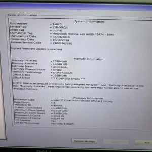 Laptop SH Dell Latitude 7390 i5-8350U 16GB RAM SSD 512GB display cu touchscreen - imagine 2