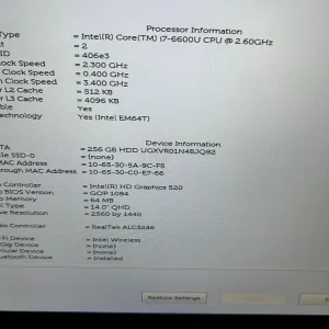 Laptop SH UltraBook Dell Latitude 7480 i7-6600U 12GB RAM baterie noua touchscreen QHD - imagine 4