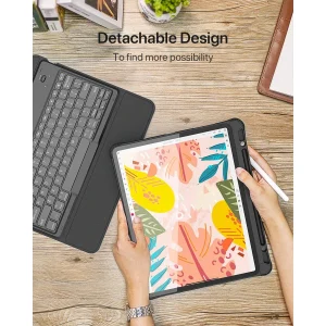 Husa cu tastatura pentru iPad Pro 12,9 inch 2020 4th 2018 3th 12,9 - imagine 3