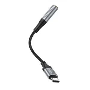 Adaptor Audio USB-C - 3.5mm HOCO LS36 0.12m Negru - imagine 3