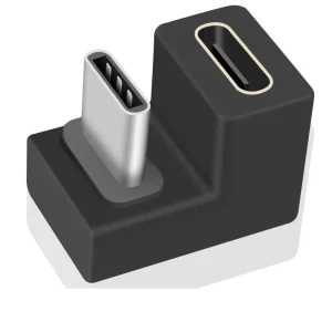 Adaptor 180 grade forma U Type C Tata Type C Mama USB 3.1 Gen 2 10Gbps - imagine 2