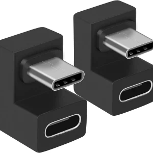 Adaptor 180 grade forma U Type C Tata Type C Mama USB 3.1 Gen 2 10Gbps - imagine 3