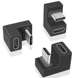 Adaptor 180 grade forma U Type C Tata Type C Mama USB 3.1 Gen 2 10Gbps - imagine 5