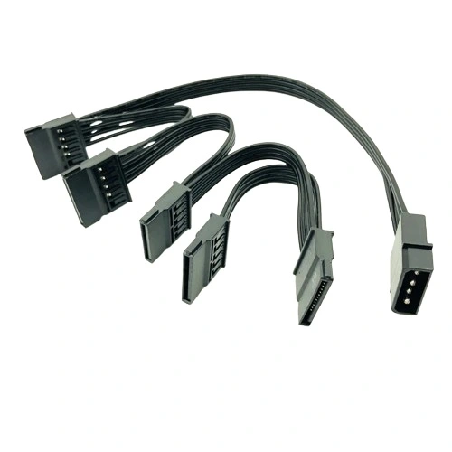 Cablu Adaptor Alimentare PC 4 pin la 15 pin SATA Molex alimentare spliter calculator