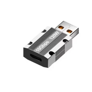 Adaptor USB Tata la USB Type C Mama 120W 10Gbps aliaj zinc - imagine 1