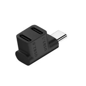 Adaptor Type C spliter la 2 USB Type C 2.0 si 3.1 100W OTG 4K - imagine 1