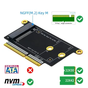 Adaptor SSD Macbook Pro Retina 13 A1708 2016 2017 ssd nvme M2 M key 2230 2242 - imagine 5