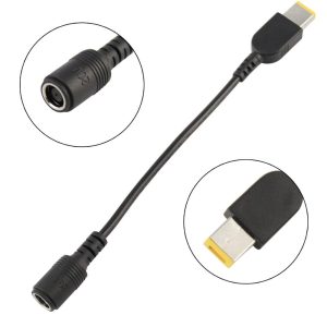 Adaptor alimentare Lenovo de la mufa rotunda la mufa dreptunghiulara