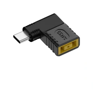 Adaptor alimentator 65W de la mufa dreptunghiulara la type C pentru Lenovo
