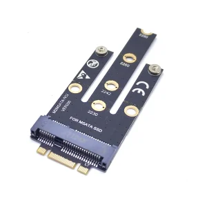 Adaptor NGFF M.2 B+M key la mSATA mini PCI-E SATA 3.0 SSD - imagine 1