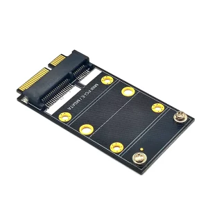 Adaptor SSD MSATA la Mini PCIE wifi card slot Mini PCI Express la SSD Msata - imagine 3