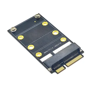 Adaptor SSD MSATA la Mini PCIE wifi card slot Mini PCI Express la SSD Msata - imagine 6
