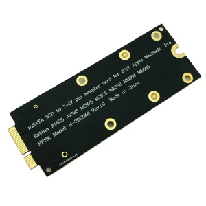 Adaptor mSATA la SATA MacBook Pro MC976 A1425 A1398 2012 7+17 pini - imagine 6
