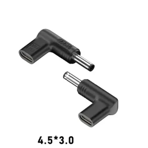 Adaptor alimentare 4.5x3.0 USB C Dell mufa mica cu pin central laptop max 100W