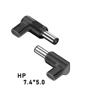 Adaptor alimentare mufa 7.4×5.0 mm HP pin central USB C max 100W laptop