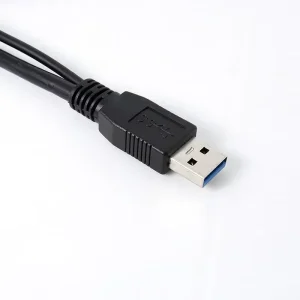 Cablu USB 3.0 la USB Micro B 3.0 cu alimentare USB 2.0 HDD/SSD extern - imagine 4