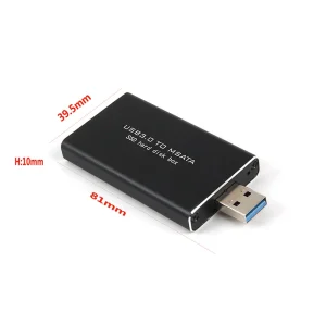 Adaptor MSATA la USB 5Gbps USB 3.0 SSD - imagine 4