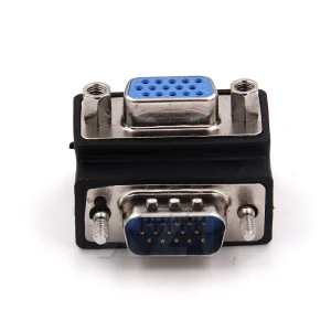 Adaptor VGA 90 grade tata la vga mama - imagine 2