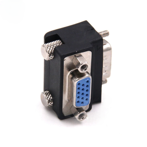 Adaptor VGA 90 grade tata la vga mama - imagine 1