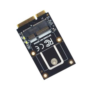 Adaptor Wifi M.2 NGFF la Mini PCI-E Adapter Bluetooth Wlan Card Intel AX200 9260 8265 8260 Laptop - imagine 2