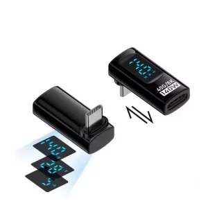 Adaptor Type C- Type C la 90 grade display afisaj 140W 480mbps 8k@60Hz - imagine 1