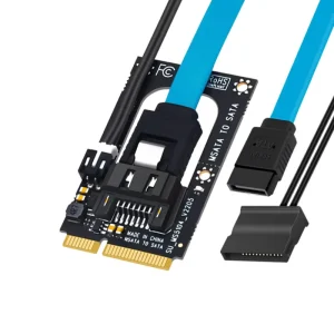 Adaptor mSATA la SATA HDD/SSD 2.5 convertor SATA 3.0 cablu sata cablu alimentare 5V - imagine 2