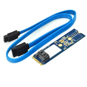 Adaptor M2 SATA B-M Key NGFF la SATA SSD HDD 7pin - imagine 1