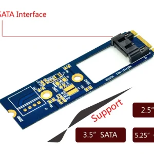 Adaptor M2 SATA B-M Key NGFF la SATA SSD HDD 7pin - imagine 7