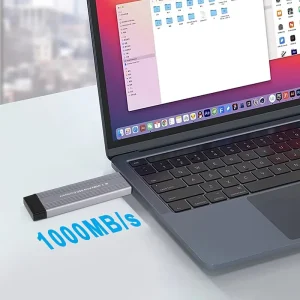 Adaptor M.2 NVME SSD la USB 3/1 Type A carcasa aluminiu NVME M Key M+B Key - imagine 6