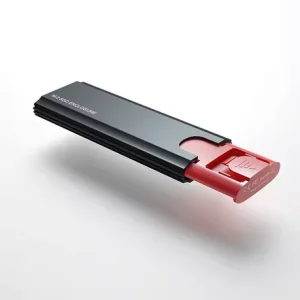 Adaptor SSD M.2 NVME la USB 3.1 Type C carcasa aluminiu M2 B+M Key/M Key - imagine 2
