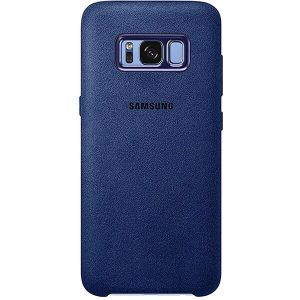 Husa Samsung Galaxy S8 plus Alcantara Cover premium look blue - imagine 2