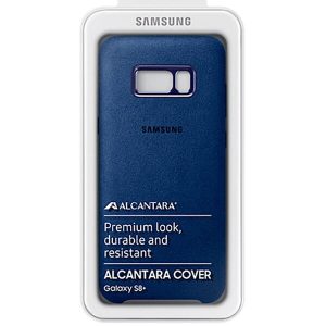 Husa Samsung Galaxy S8 plus Alcantara Cover premium look blue - imagine 4
