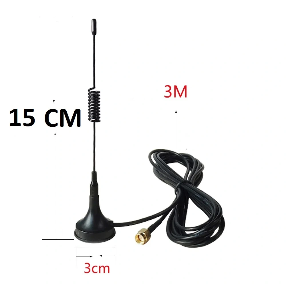 Antena LORA 7dBI SMA tata baza magnetica 15cm