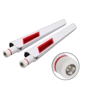 Set antene WIFI 2.4ghz 5Ghz 10dBI amplificare semnal wireless albe - imagine 1