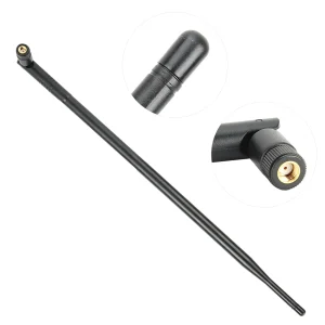Antena 12DBI 2.4GHz 5GHZ Wifi RPSMA Dual Band Wireless WiFi 39cm Mama - imagine 2