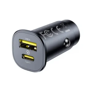 Incarcator Auto Baseus GoTrip 30W 3A 1 x USB-A - 1 x USB-C Negru - imagine 2