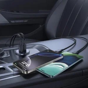 Incarcator Auto Baseus GoTrip 30W 3A 1 x USB-A - 1 x USB-C Negru - imagine 9