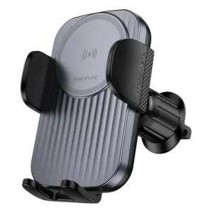 Incarcator Auto Wireless Telefon 15W 1.67A Negru Borofone BH221 Path - imagine 4