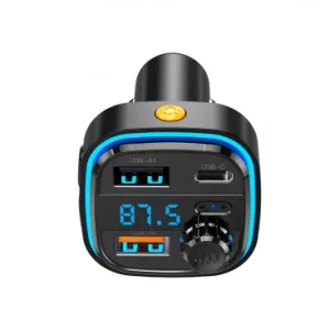 Modulator FM Bluetooth Blue Power 2 x USB-A - 1 x USB-C - imagine 4