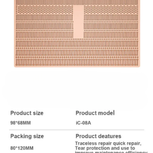 Material circuite punct reparatii electronice placi telefoane mobile tablete laptop IC-08A - imagine 6