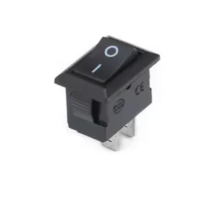 Buton PUSH ON/OFF 250V 3A 10x15 2 pin - imagine 1