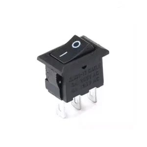 Buton PUSH ON/OFF 250V 3A 10×15 3 pin - imagine 1