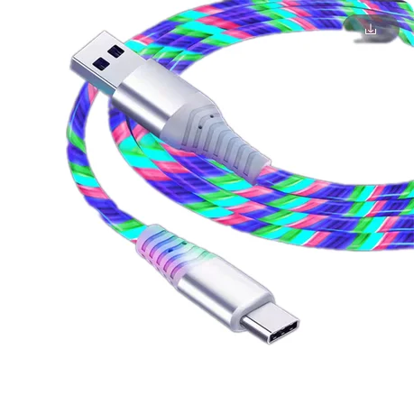 Cablu incarcare USB USB Type C multicolor