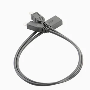 Cablu spliter Mini USB mama la MiniUSB MicroUSB 30cm alimentare incarcare - imagine 4