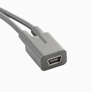 Cablu spliter Mini USB mama la MiniUSB MicroUSB 30cm alimentare incarcare - imagine 5